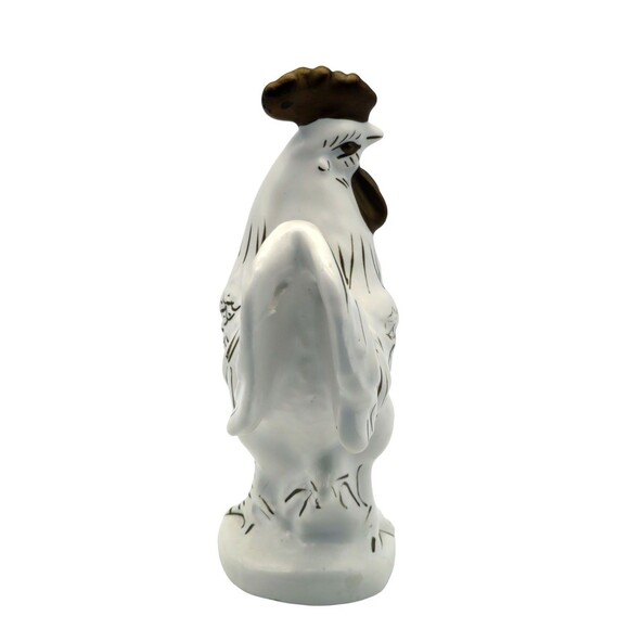 Vintage White Rooster Figurine Norcrest Japan - Picture 4 of 8